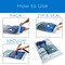 MagicBag Smart Design Set of 6 Instant Space Saver Storage - Flat Extra Large